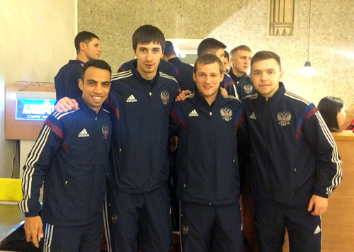 Сборная РФ посетила Московский Театр Сатиры Сборная РФ посетила Московский Театр Сатиры