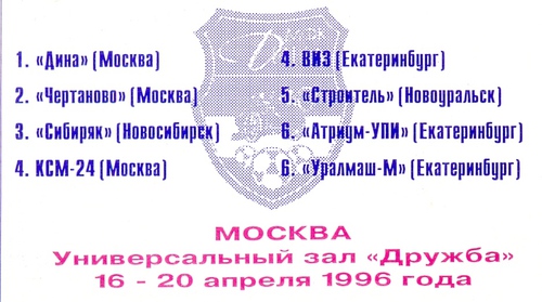 20 апреля в истории «Синары» 20 апреля в истории «Синары»