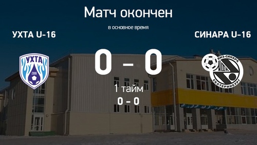 Итоги матча Ухта U-16 – Синара U-16 Итоги матча Ухта U-16 – Синара U-16