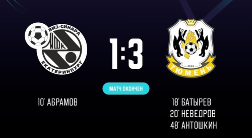 Синара – Тюмень. Итоги первого матча Синара – Тюмень. Итоги первого матча