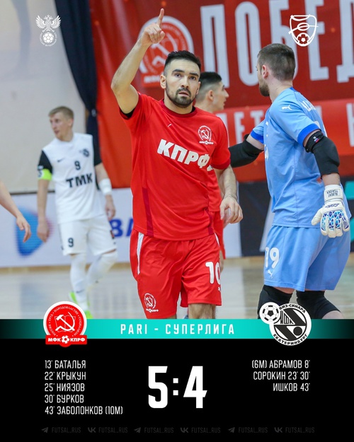 КПРФ – Синара. Итоги второго матча КПРФ – Синара. Итоги второго матча