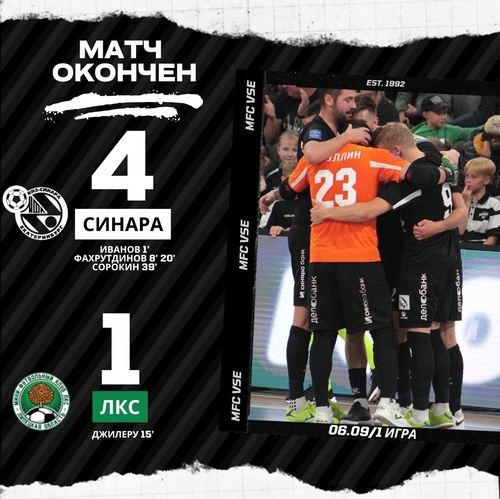 Синара – ЛКС. Итоги первого матча Синара – ЛКС. Итоги первого матча