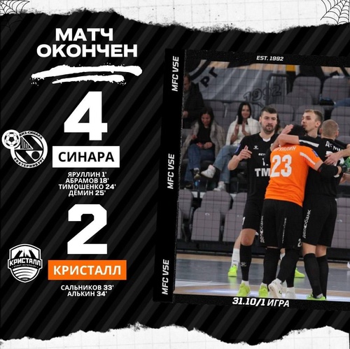 Синара – Кристалл. Итоги первого матча Синара – Кристалл. Итоги первого матча