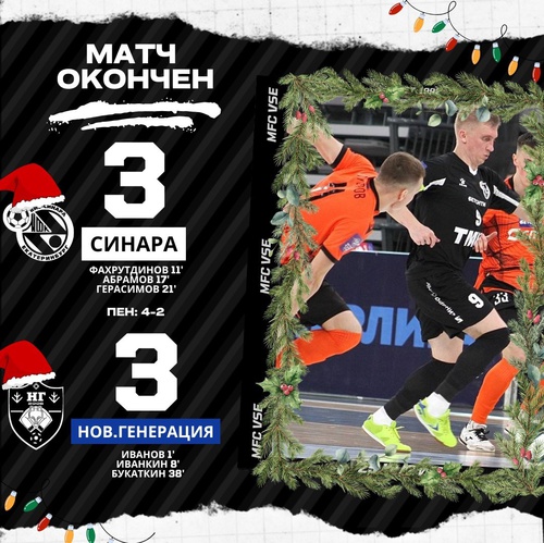 Синара – Новая генерация. Итоги второго матча Синара – Новая генерация. Итоги второго матча