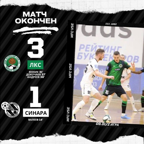 ЛКС – Синара. Итоги второго матча ЛКС – Синара. Итоги второго матча