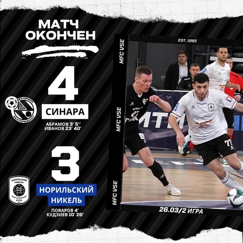 Синара – Норильский никель. Итоги второго матча