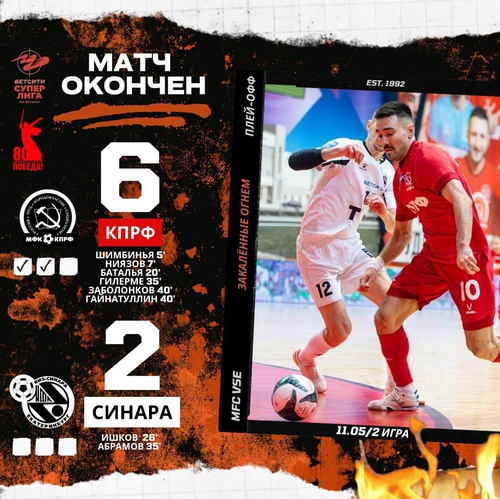 КПРФ – Синара. Итоги второго матча